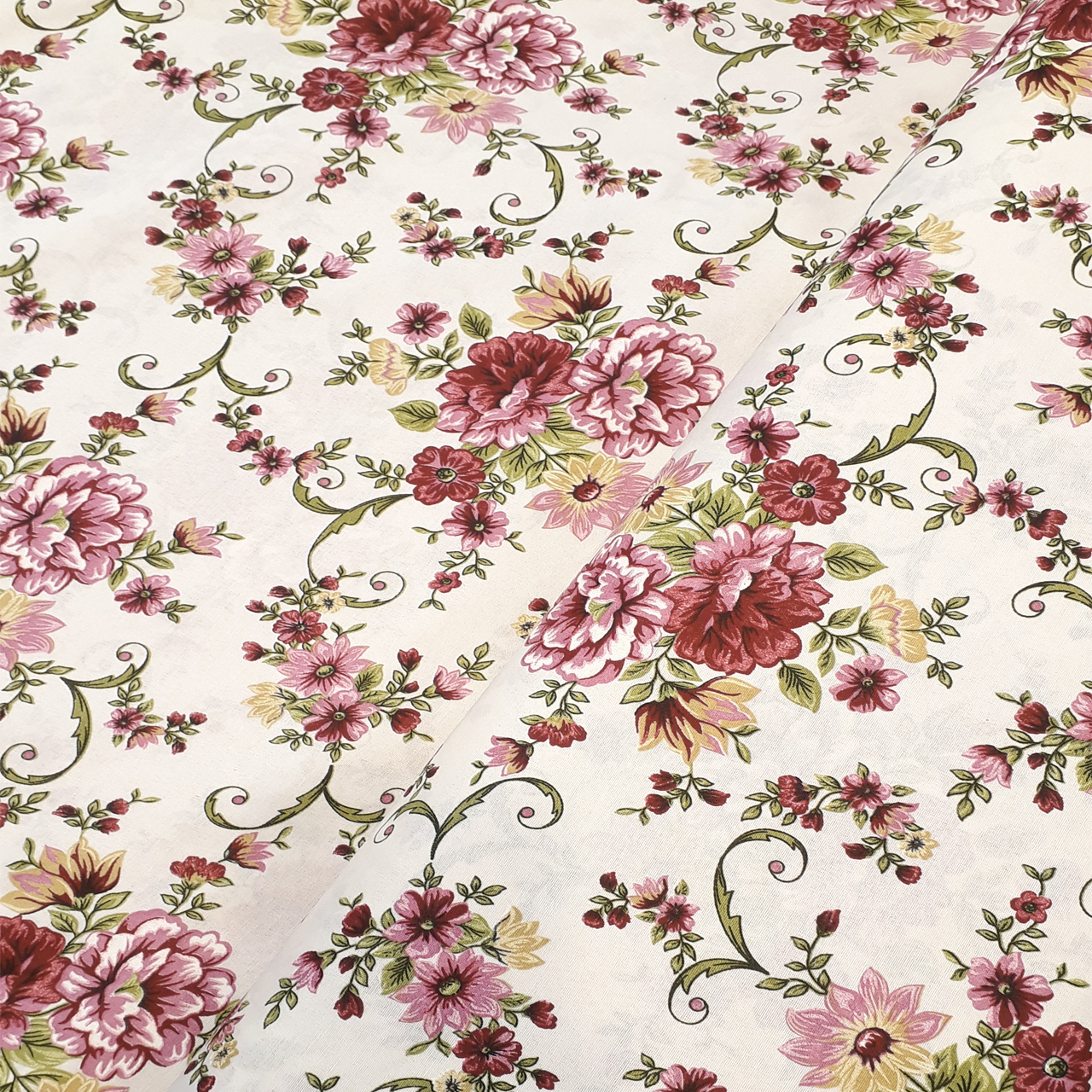 پارچه ملحفه طرح باغچه کد 4