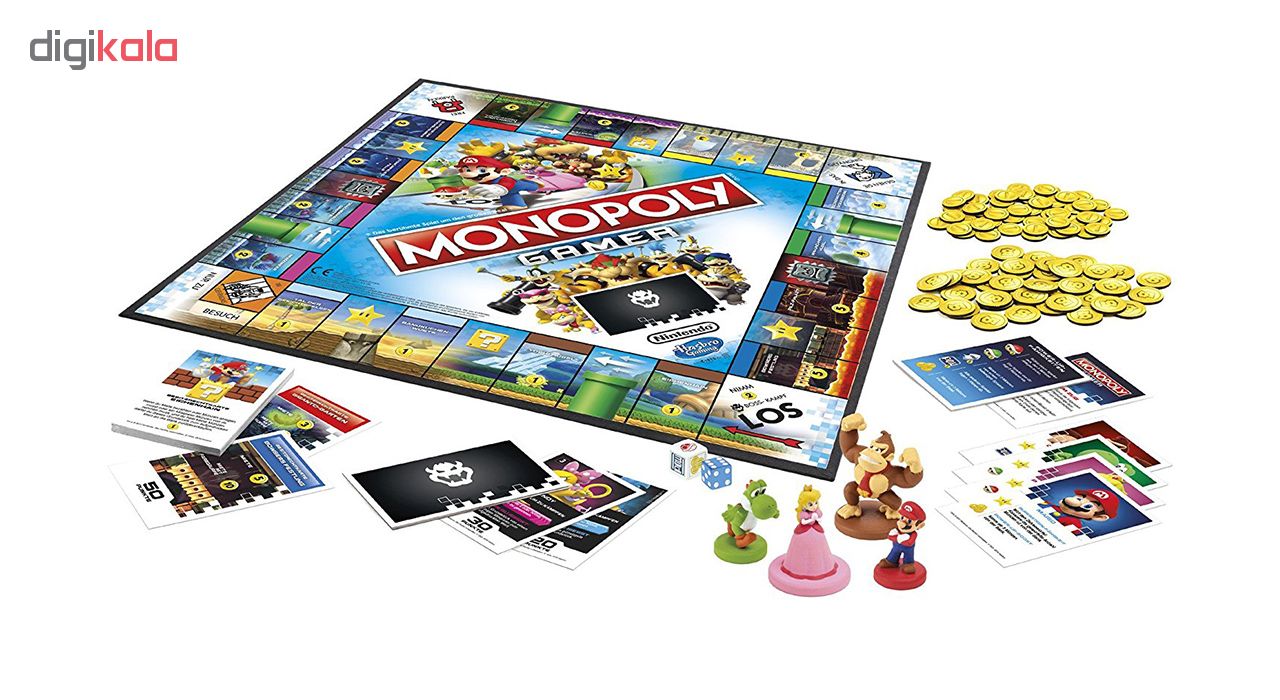 بازی فکری هاسبرو مدل Monopoly Super Mario