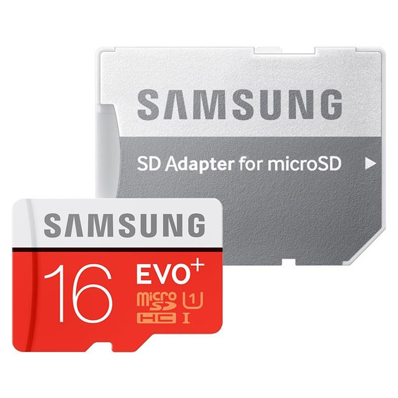 کارت حافظه microSDHC مدل Evo Plus کلاس 10 استاندارد UHS-I U1 سرعت 80MBps ظرفیت 16 گیگابایت به همراه آداپتور SD