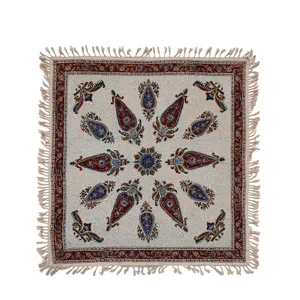 رومیزی قلمكار ممتاز اثر عطريان طرح خورشيدي مدل G194