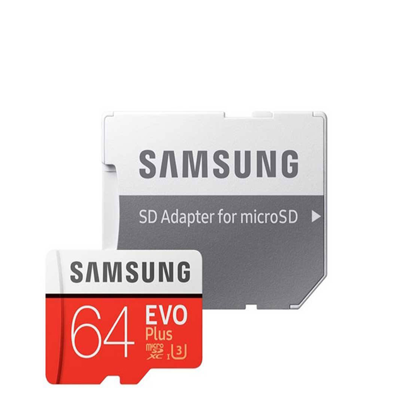 کارت حافظه microSDXC  مدل Evo Plus کلاس 10 استاندارد UHS-I U3 سرعت 95MBps ظرفیت 64 گیگابایت به همراه آداپتور SD
