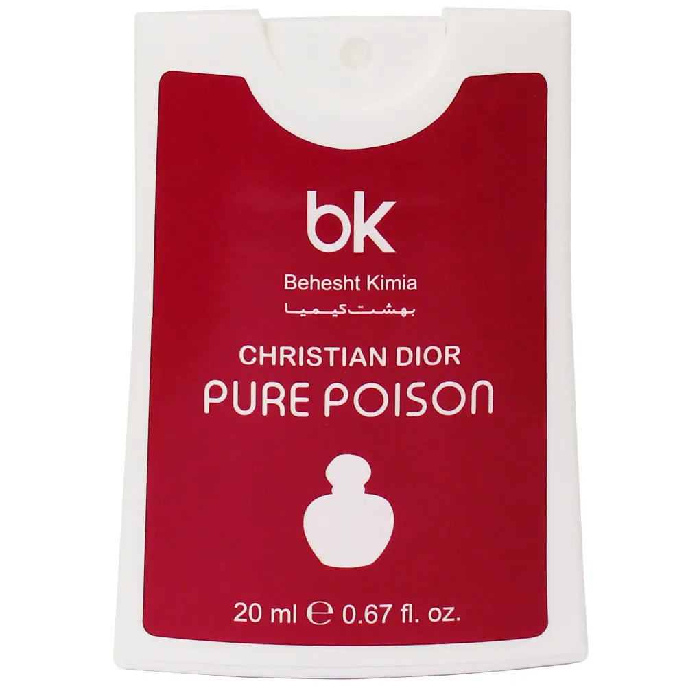 عطر جیبی زنانه بی کی مدل Pure Poison حجم 20 میلی لیتر