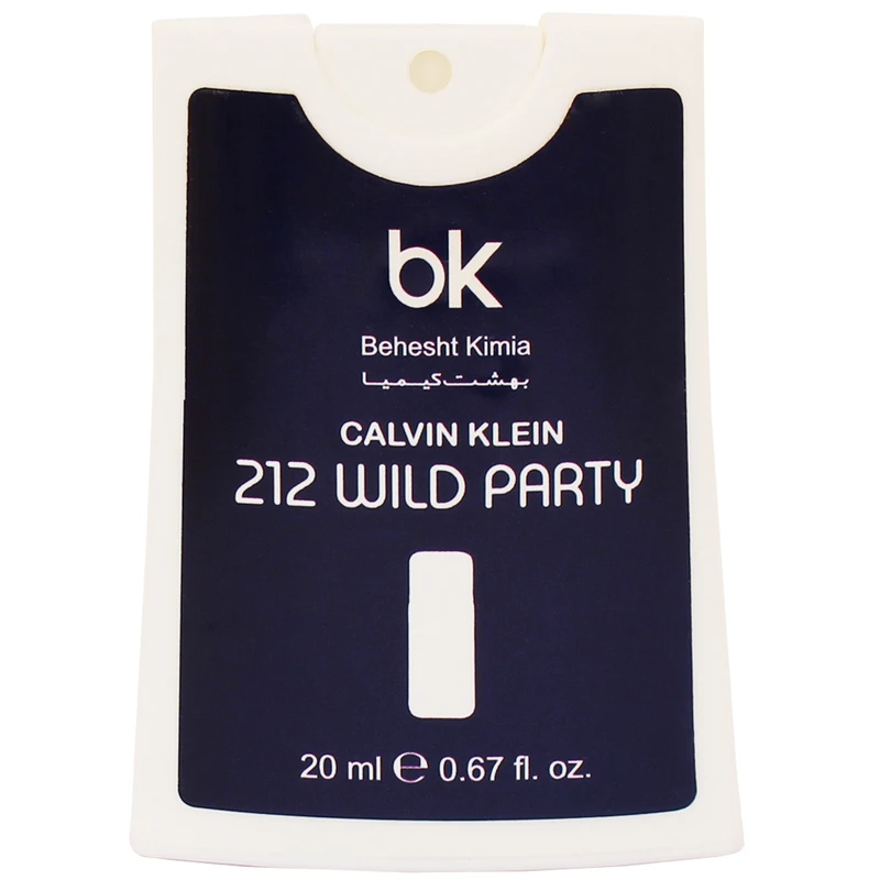 عطر جیبی مردانه بی کی مدل 212WILD PARTY حجم 20 میلی لیتر