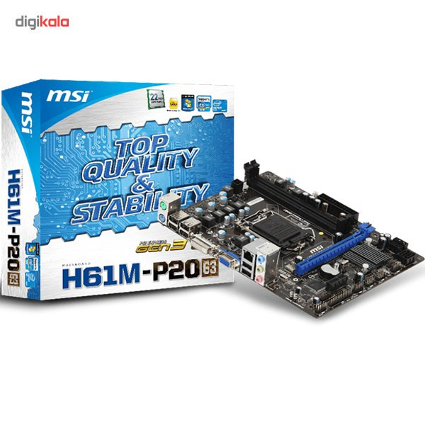 مادربرد ام اس آی مدل H61M-P20 G3