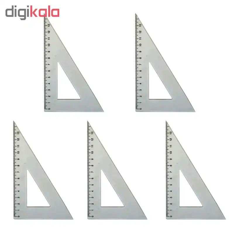 گونیا 60 درجه کد G6 سایز 15 سانتی متر بسته 5 عددی