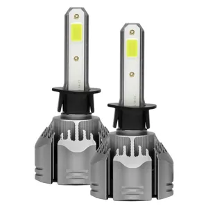 لامپ هدلایت خودرو D22 مدل H1 چیپ COB بسته دو عددی