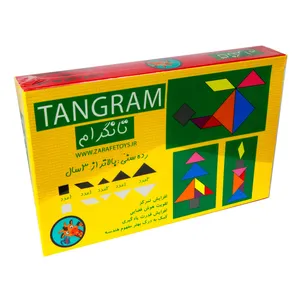 بازی فکری زرافه مدل تانگرام