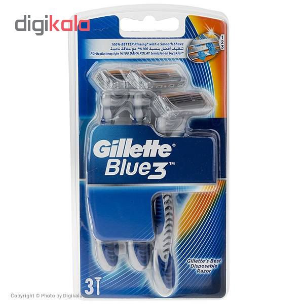 خود تراش ژیلت مدل Blue 3 مجموعه 3 عددی خود تراش ژیلت مدل Blue 3 مجموعه 3 عددی