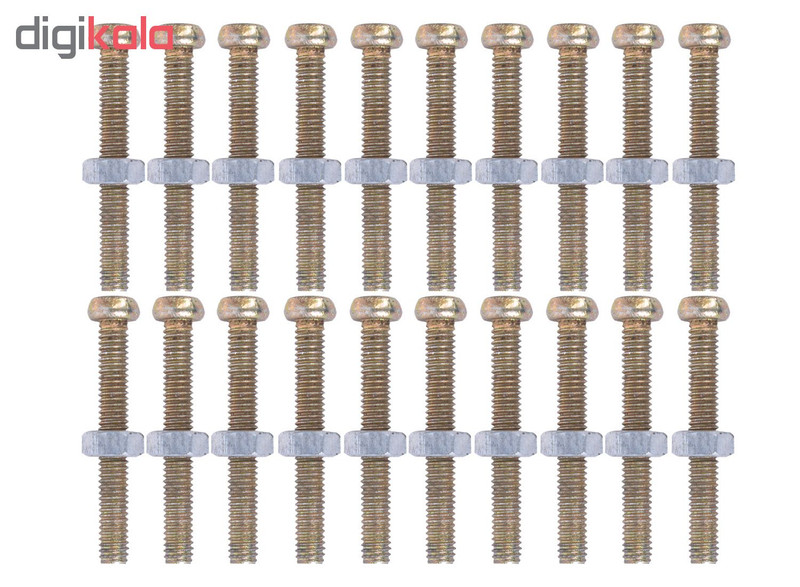 پیچ و مهره کد 440 بسته 20 عددی
