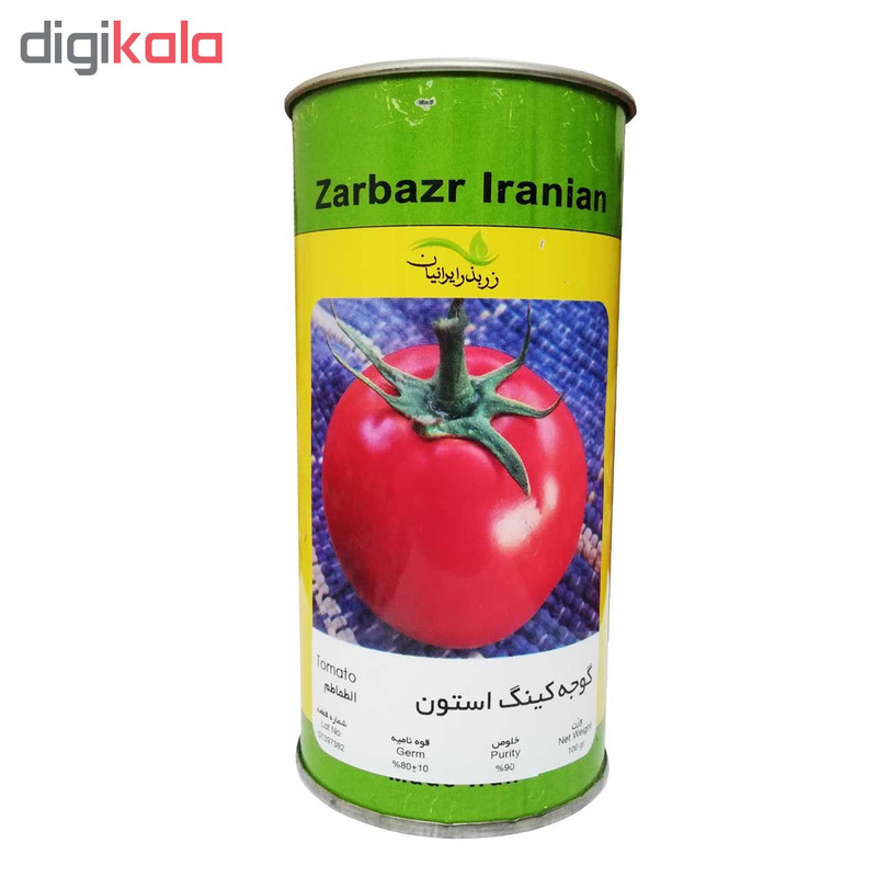 بذر گوجه فرنگی زر بذر ایرانیان مدل کینگ استون 60-GH100g