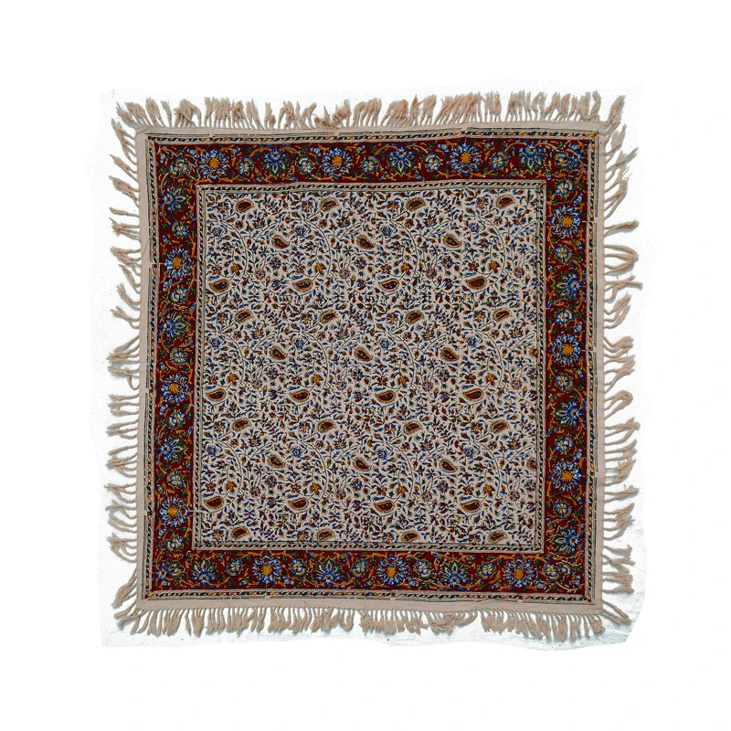 رومیزی قلمكار ممتاز اصفهان طرح درهم مدل G205