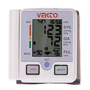 فشارسنج دیجیتال مچی وکتو مدل VT-800B8S به همراه ترمومتر دیجیتال