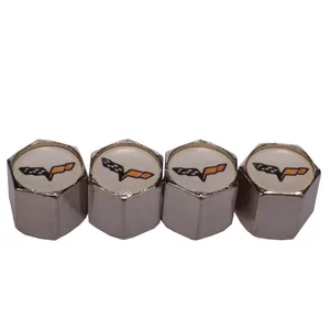 سر والف لاستیک خودرو طرح کروت کد 3020 بسته 4 عددی