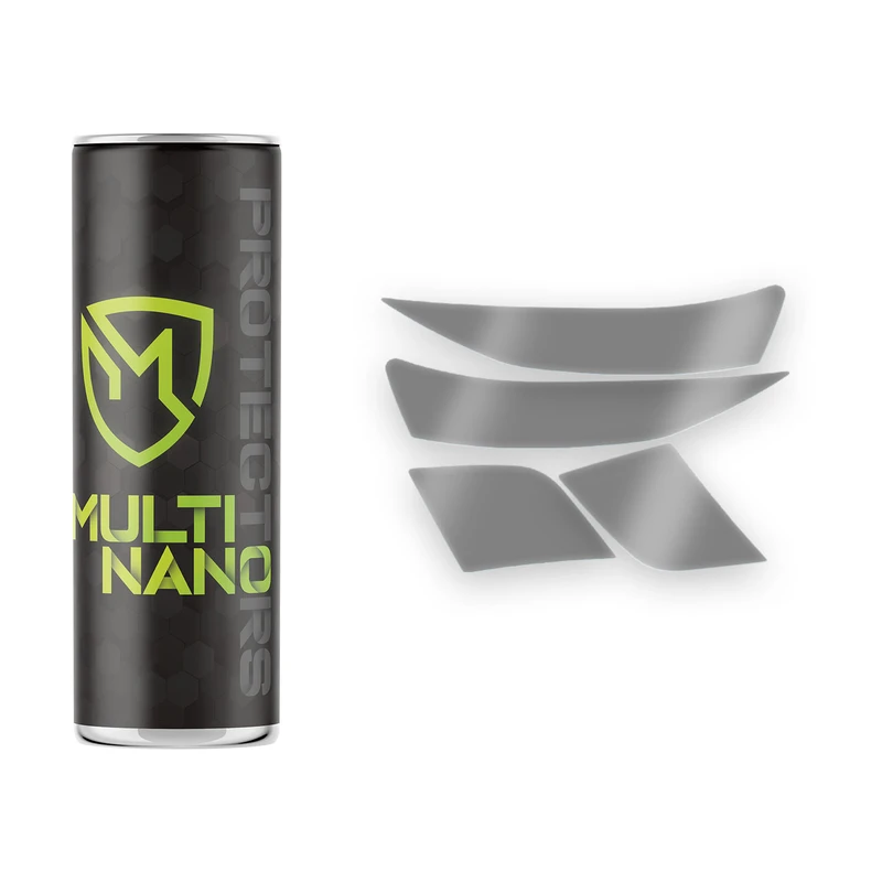 برچسب محافظ چراغ جلو خودرو شفاف مولتی نانو مدل X-H1T مناسب برای آئودی Q5 مجموعه 4 عددی