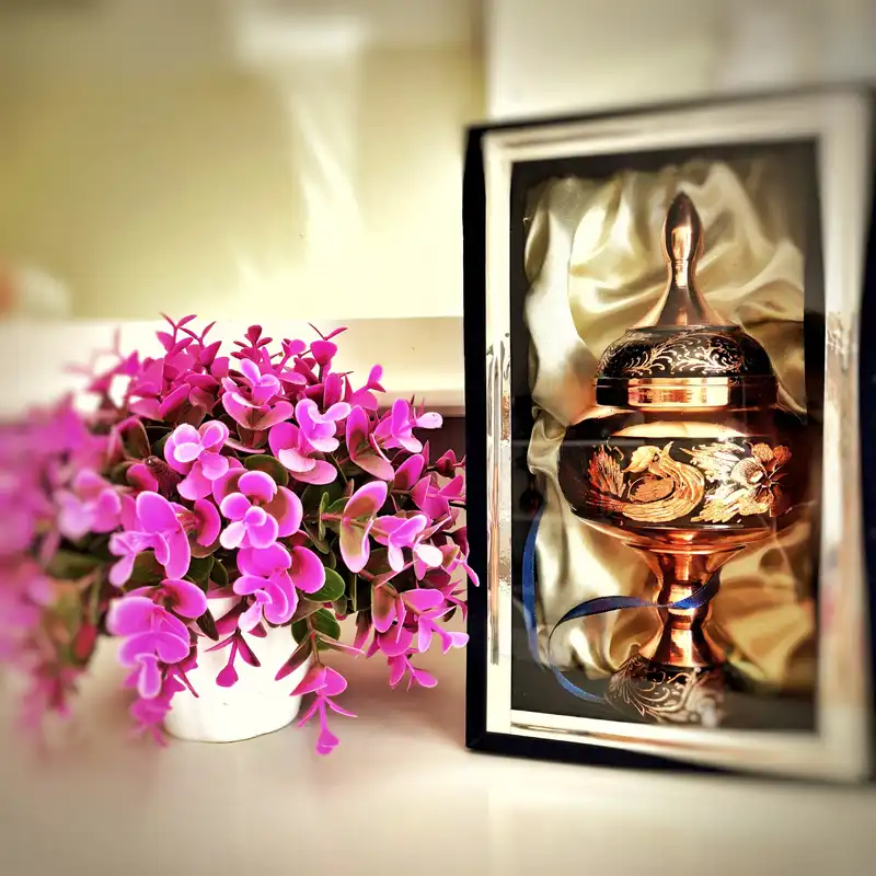 شکلات خوری مسی مدل الماس تراش کد JR-almas24