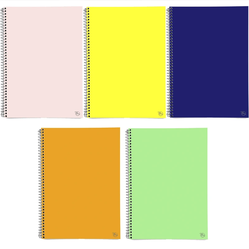 دفتر مشق 50 برگ مدوپد طرح ساده کد BD10019 مجموعه 5 عددی