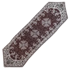 رانر ترمه طرح نسترن مدل DARKBROWN