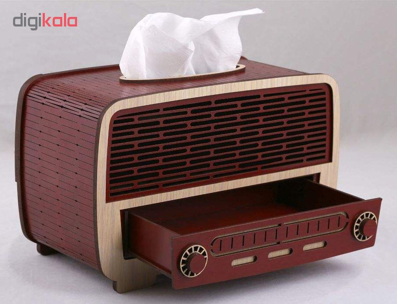 جعبه دستمال کاغذی طرح رادیو