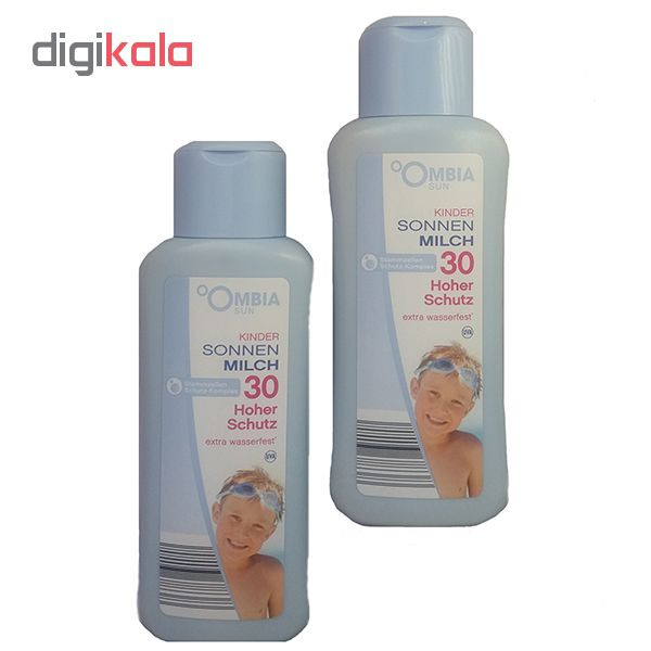 لوسیون ضد آفتاب کودکان امبیا مدل extra wasserfest SPF30 حجم ۲۵۰ میلی لیتر