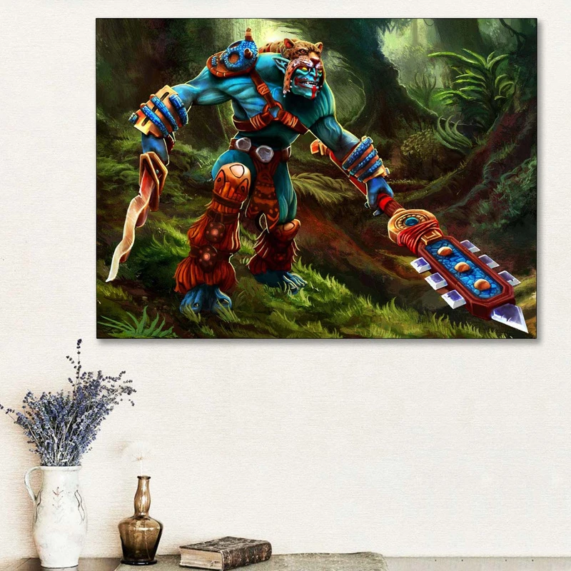 تابلو شاسی گالری استاربوی طرح Huskar مدل Dota 2 کد 0114