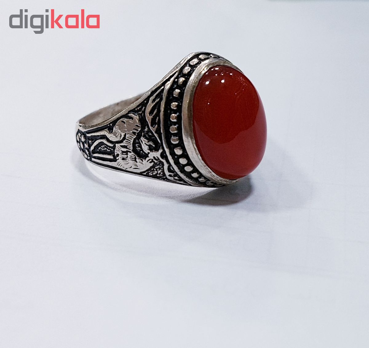 انگشتر نقره مردانه مدل p3014
