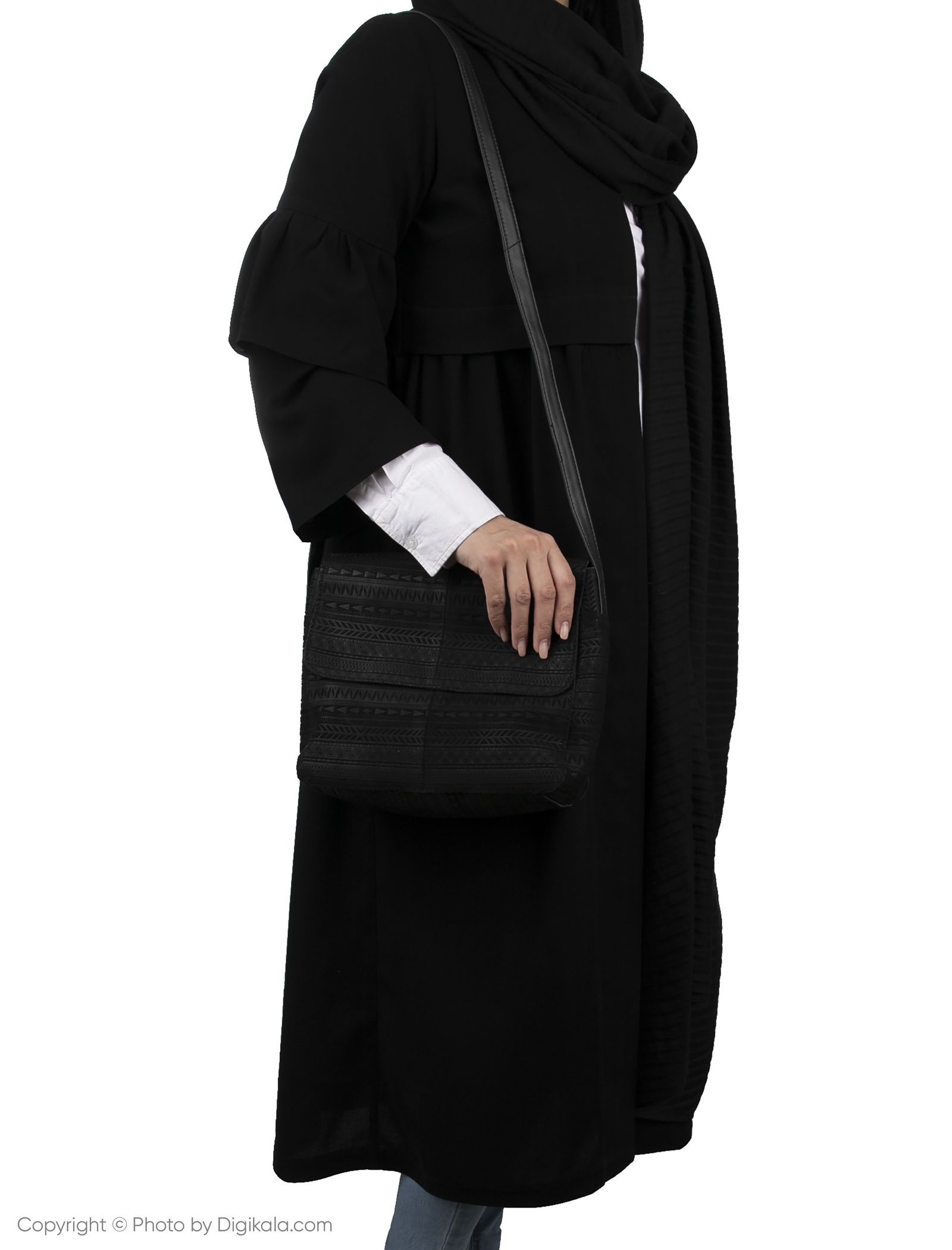 کیف دوشی روزمره زنانه - ورو مدا تک سایز - مشکي - 6