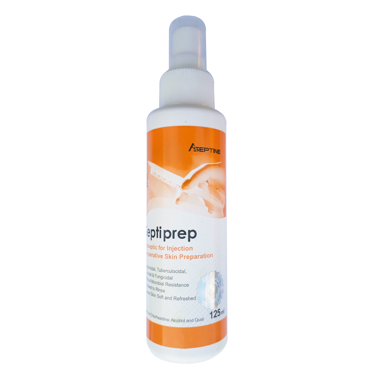 محلول ضد عفونی کننده پوست سپتی پرپ کد SPB007 حجم 125 میلی لیتر