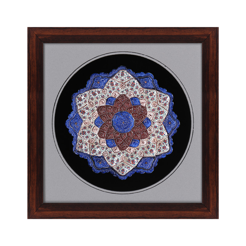 قاب بشقاب میناکاری مدیچی مدل MPF-Nuzha-1023