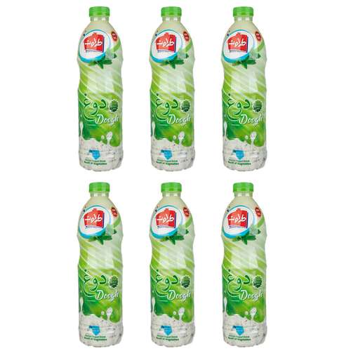 دوغ همراه با سبزیجات معطر طراوت - 1.5 لیتر بسته 6 عددی