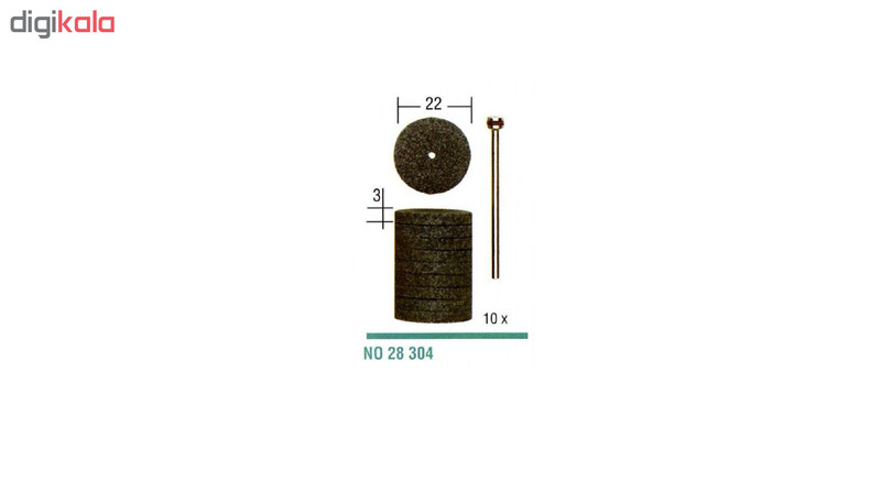 مجموعه 11 عددی دیسک سنگ زنی پروکسون کد 28304