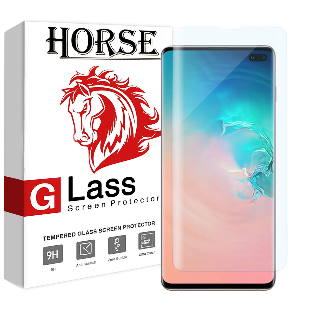 محافظ صفحه نمایش یووی لایت هورس مدل LVB مناسب برای گوشی موبایل سامسونگ Galaxy S10 Plus