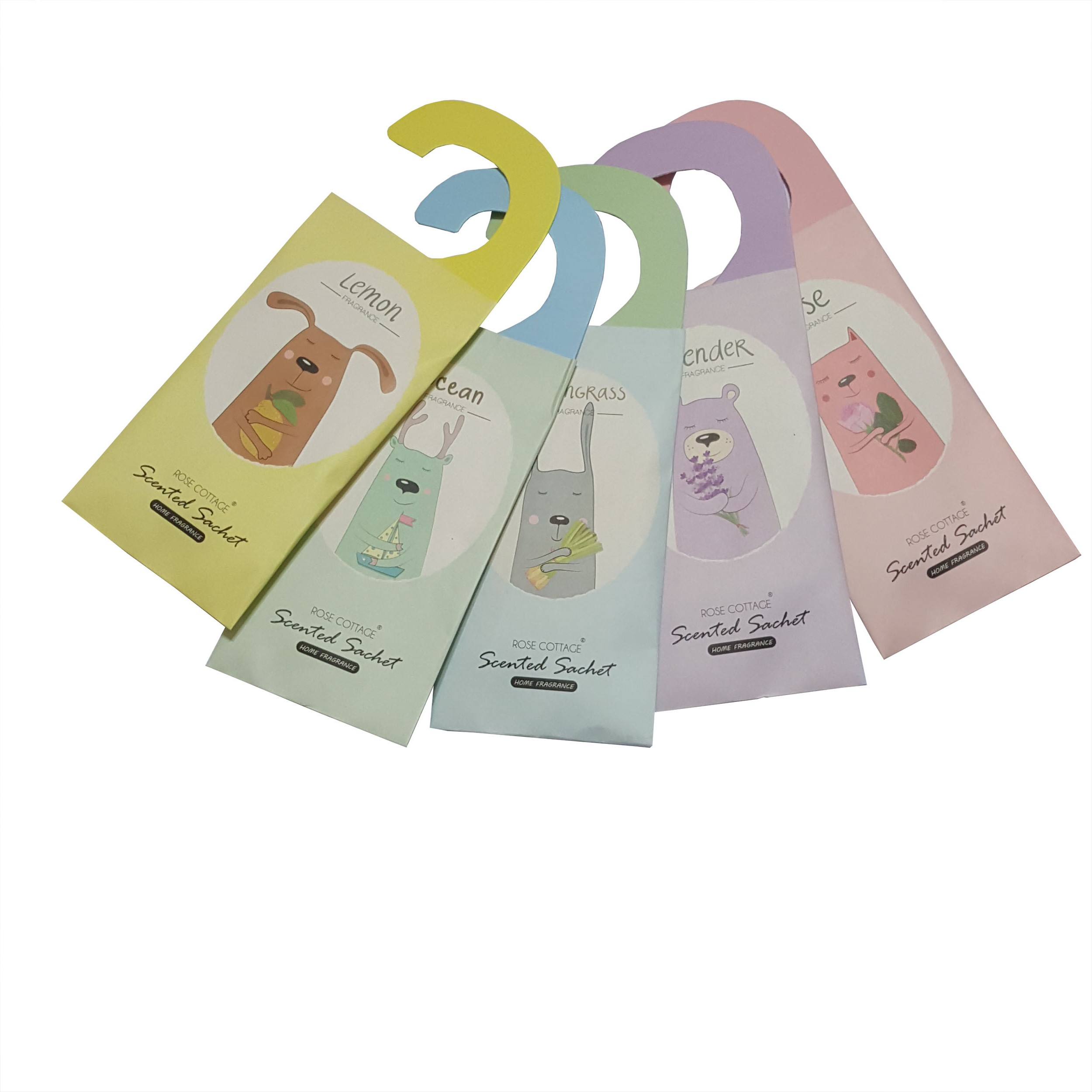 خوشبو کننده خودرو مدل D6 بسته 5 عددی
