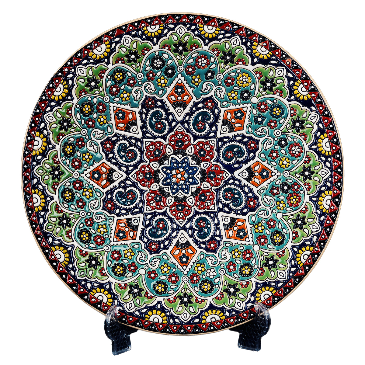 بشقاب میناکاری سایز 30 کد C-103