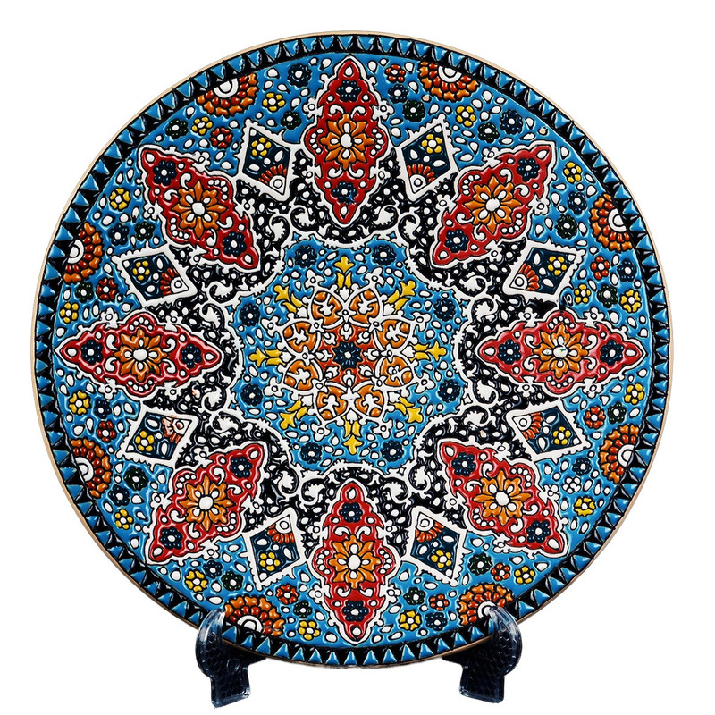 بشقاب میناکاری سایز 30 کد C-106