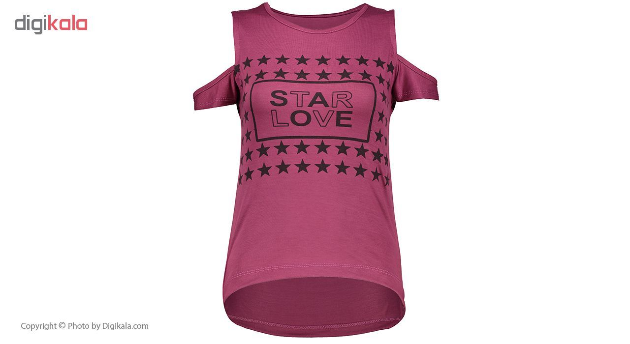 ست تی شرت و شلوار ورزشی زنانه مدل Star-ِD-BR - - 70