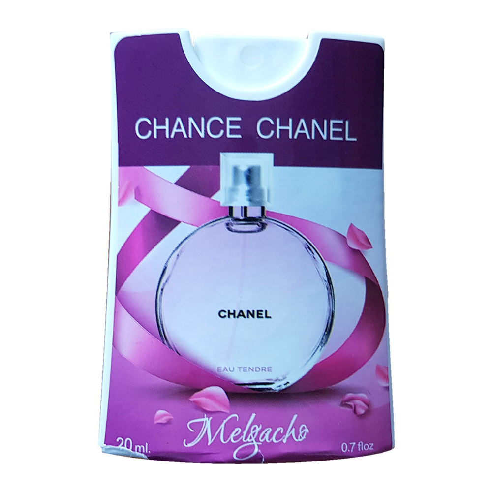عطر جیبی زنانه ملگاچو مدل Chance chanel حجم 20 میلی لیتر