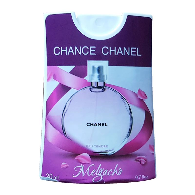 عطر جیبی زنانه ملگاچو مدل Chance chanel حجم 20 میلی لیتر