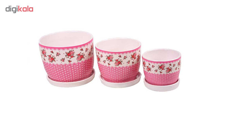 گلدان کد 32-711 مجموعه 3 عددی