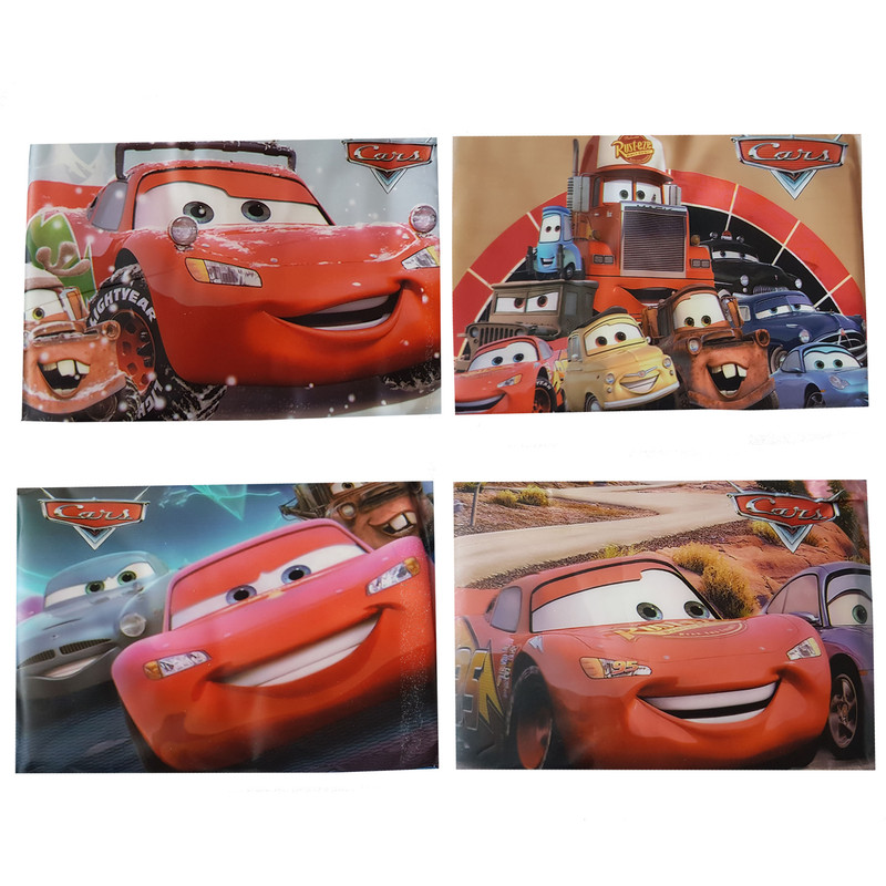 دستمال کاغذی جیبی مدل CARS-4444 مجموعه 4 عددی