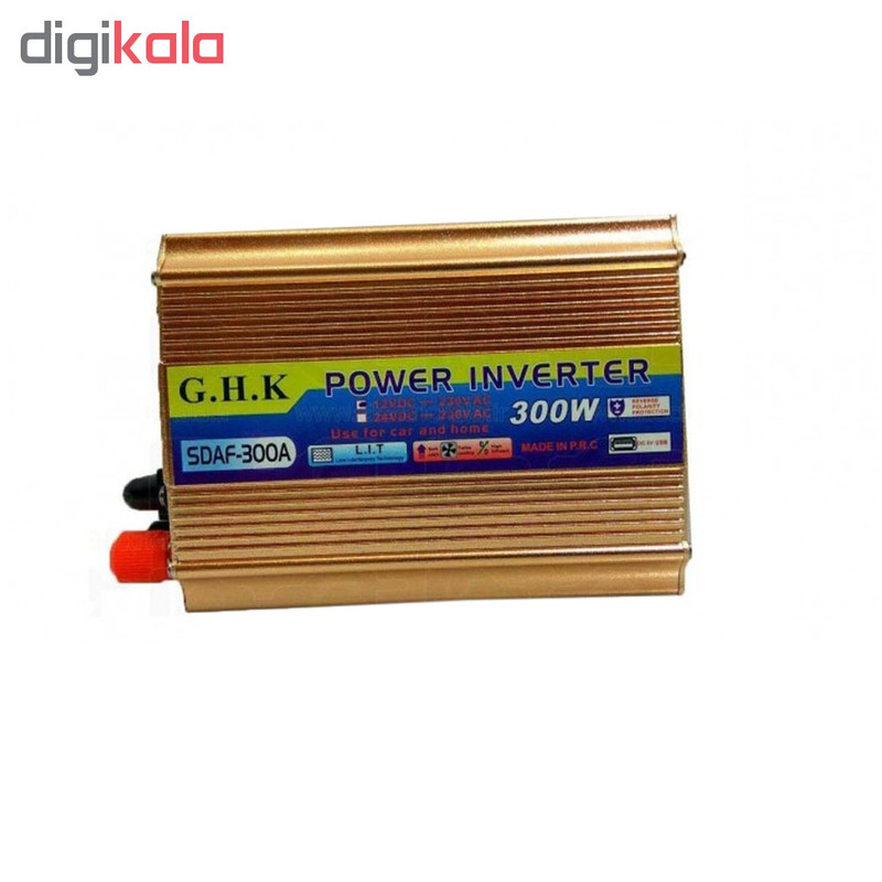 مبدل برق جی اچ کا مدل SDAF-300A ظرفیت 300 وات