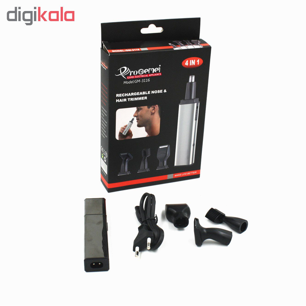 مو زن گوش و بینی پرو جیمی مدل GM-3116