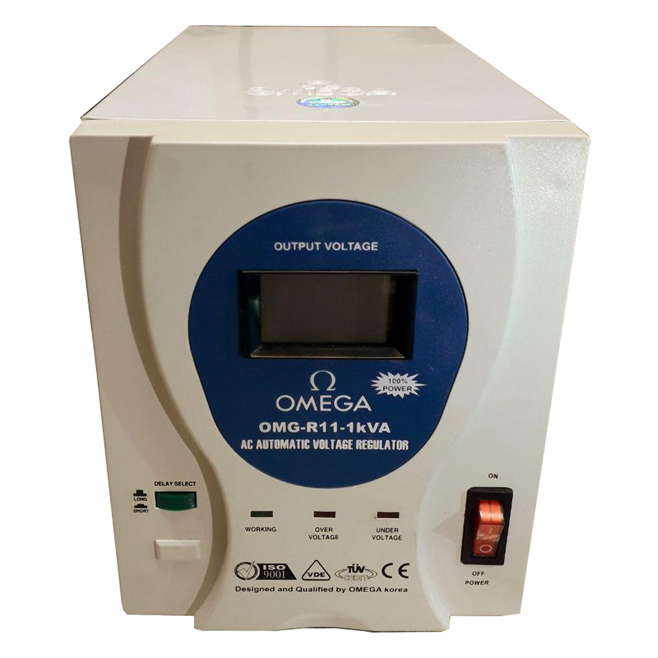 استابلایزر ترانسی رله ای امگا مدل OMG-R11-1K ظرفیت 1KVA