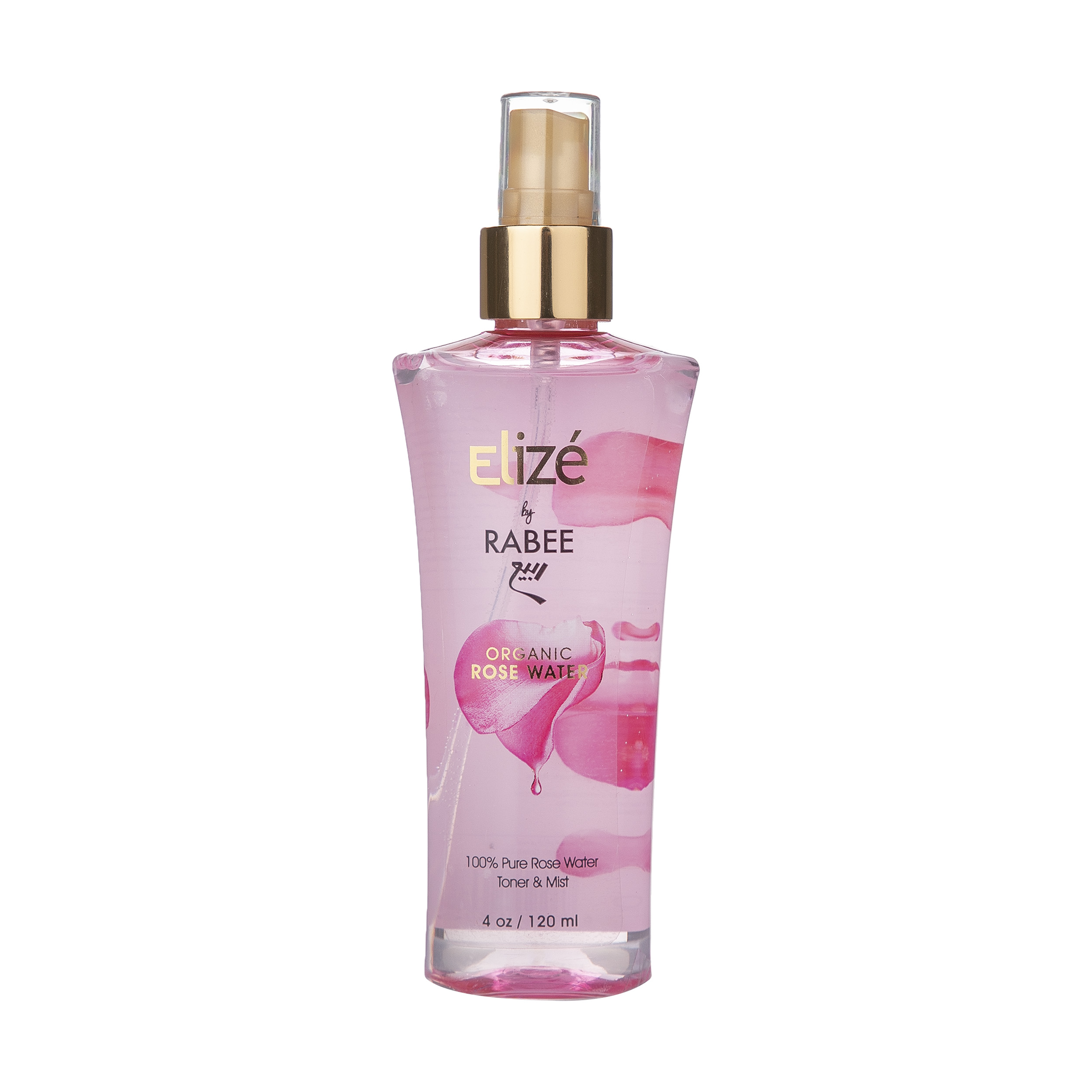 محلول پاک کننده پوست ربیع مدل  Elize Rose Water حجم 120 میلی لیتر