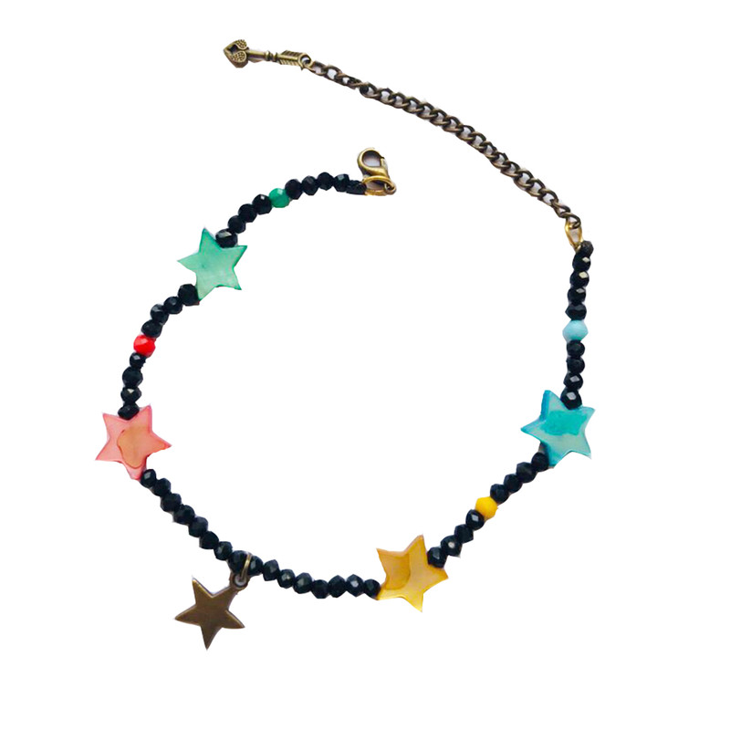 پابند زنانه طرح ستاره کد P15 تک سایز