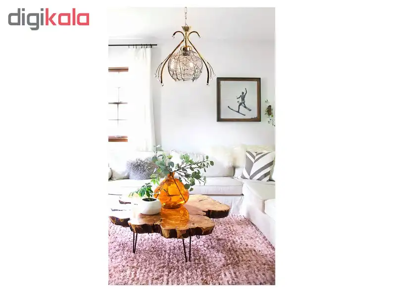 لوستر و چراغ آویز تک شعله سهیل مدل B6