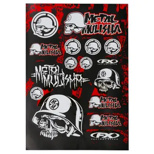 برچسب بدنه موتور سیکلت طرح metal mulisha کد 022