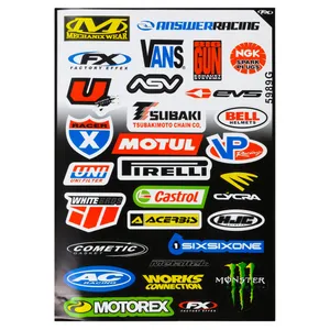 برچسب بدنه موتور سیکلت طرح pirelli کد 021