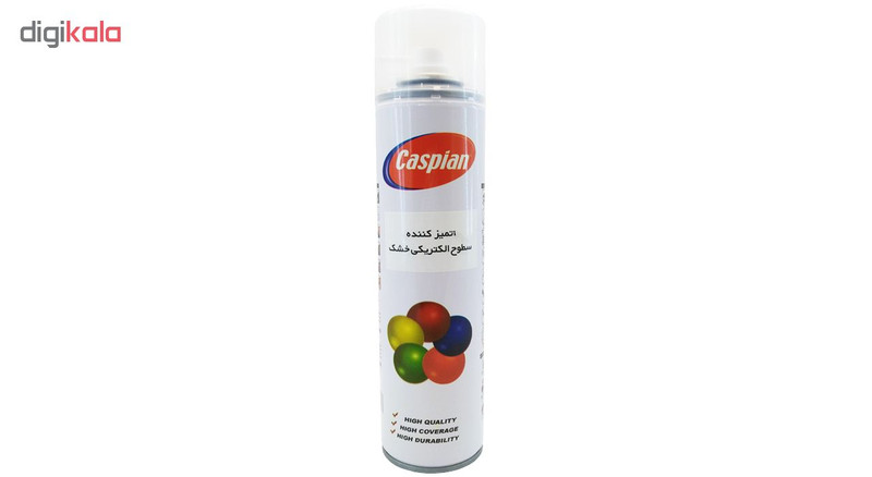 اسپری محافظ کنتاکت و تمیز کننده سطوح الکتریکی خشک کاسپین مدل Contact حجم 300 میلی لیتر