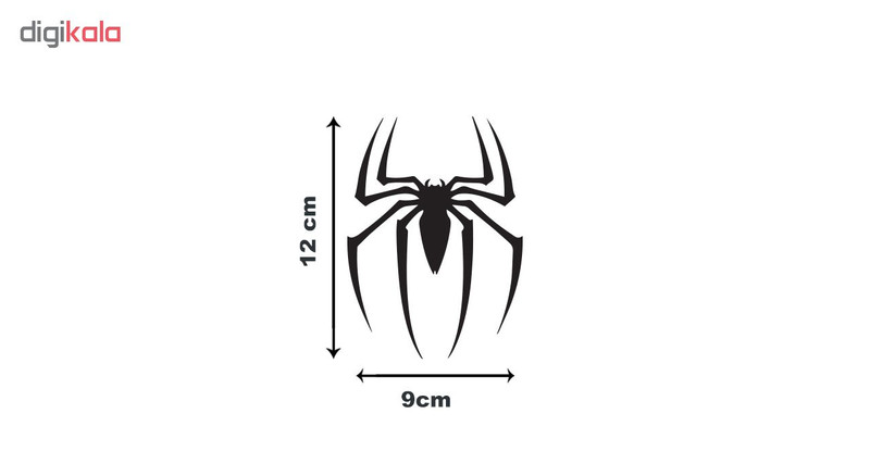 استیکر لپ تاپ طرح Spider کد 02