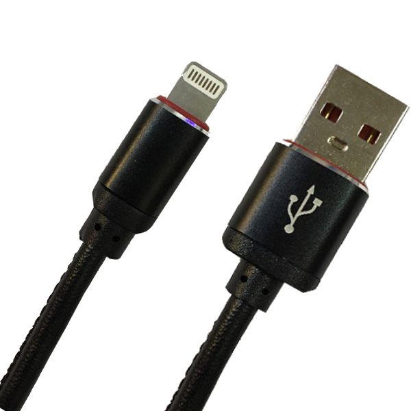 کابل تبدیل USB به لایتنینگ مدل pu-sm52 طول 1 متر کابل تبدیل USB به لایتنینگ مدل pu-sm52 طول 1 متر
